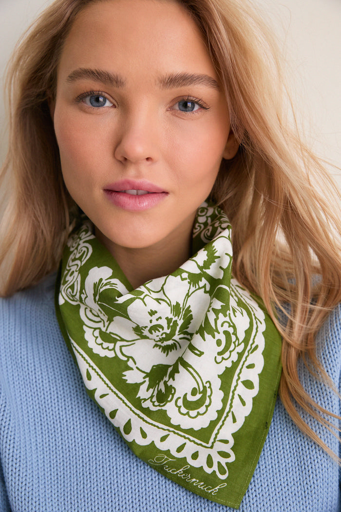 Kiwi Tropical Punch Cotton Scarf