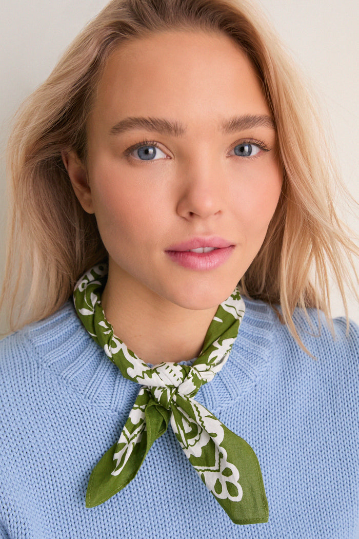 Kiwi Tropical Punch Cotton Scarf