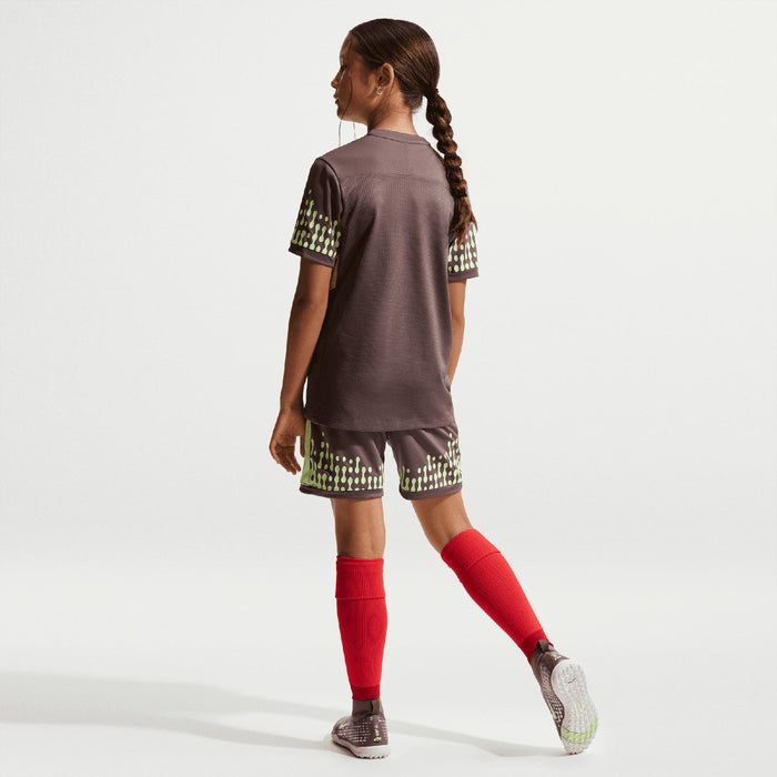 Nike KM Kids DF ACD25 SHORT SS PD Brown