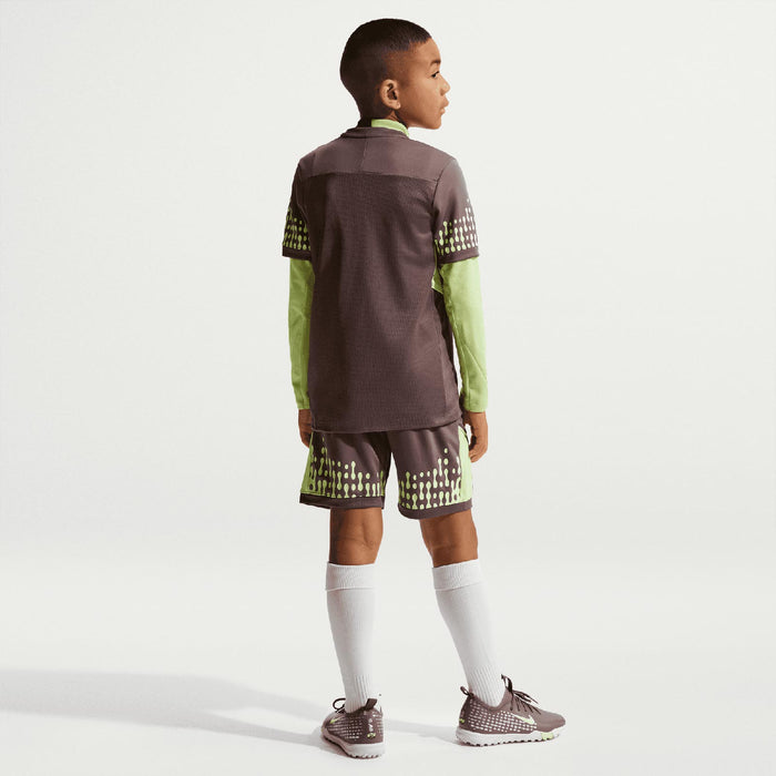 Nike KM Kids DF ACD25 SHORT SS PD Brown