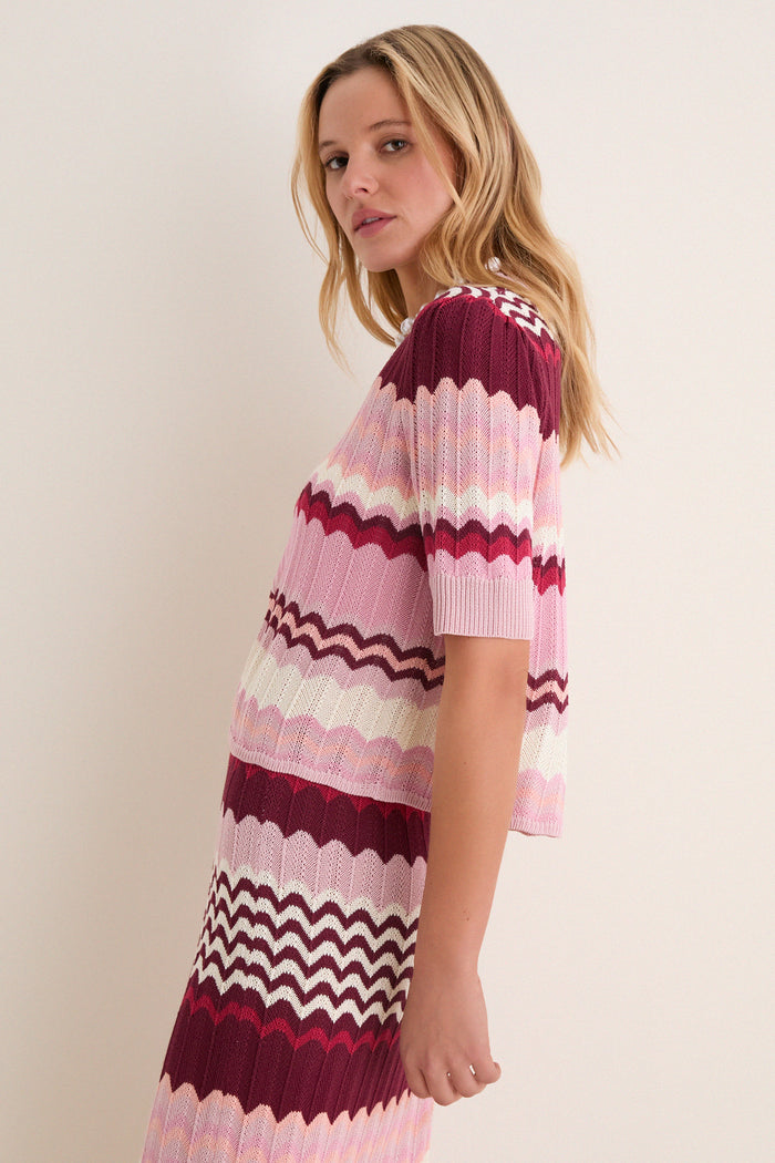 La Vie En Rose Stripe Sylvie Top