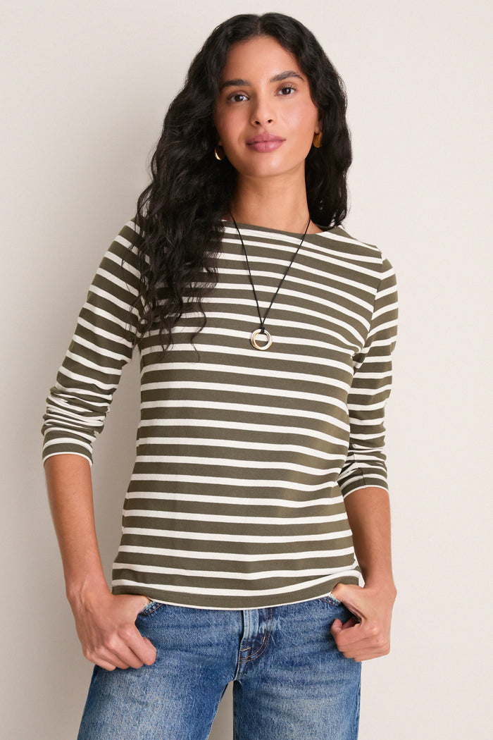 Land Ecru Meridame II Breton Shirt