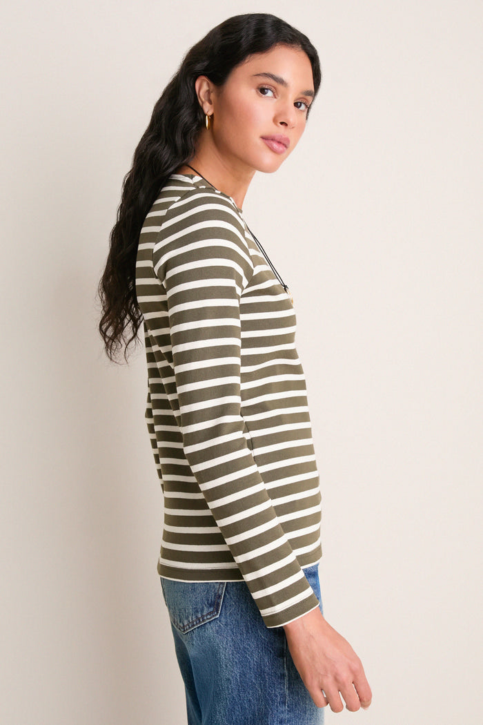 Land Ecru Meridame II Breton Shirt