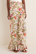 Land of Flowers Blossoms Ruffle Power Pareo