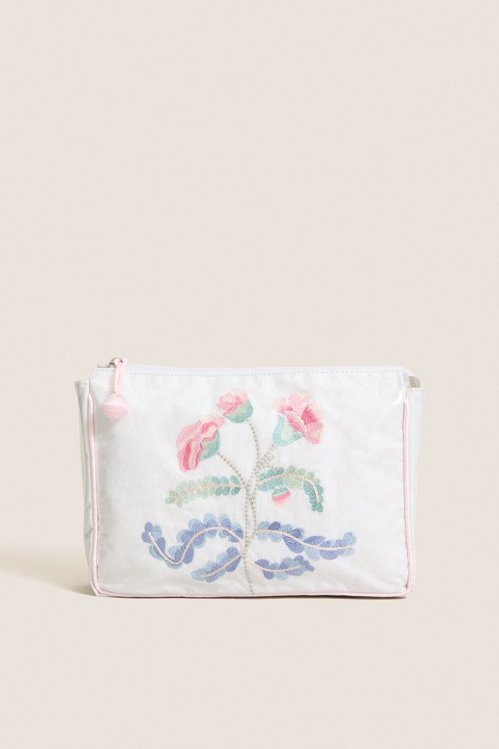 Large Carnation Makeup Bag