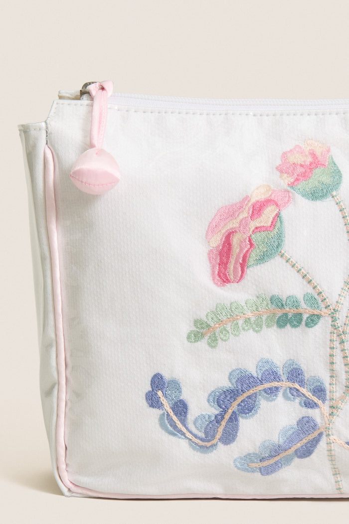Large Carnation Makeup Bag