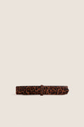 Leopard Calf Hair Waist Belt