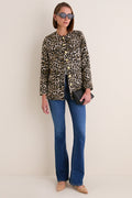 Leopard Tweed Jennings Jacket