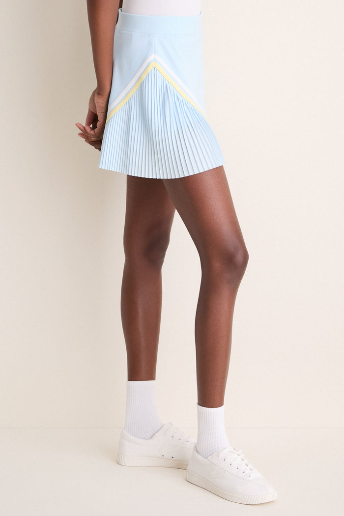 Light Blue Blair Tennis Skirt