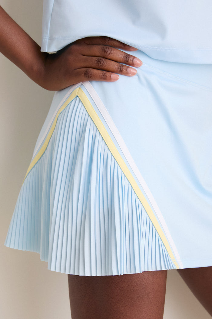 Light Blue Blair Tennis Skirt
