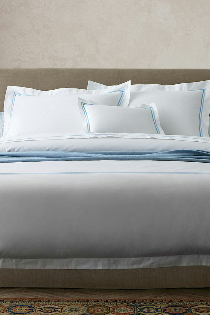 Light Blue Essex Sham