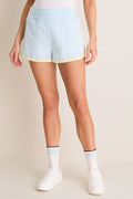 Light Blue Performance Stretch Woven Fonda Jogger Short