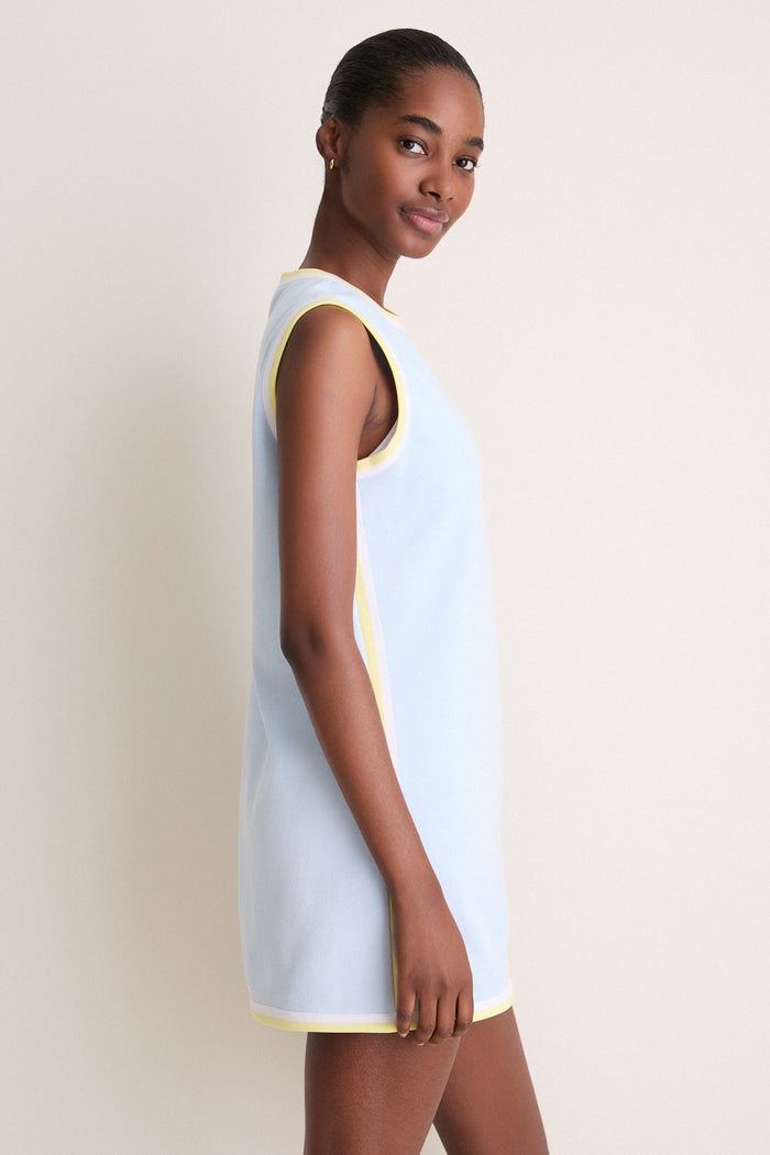 Light Blue Pique Cheryl Tennis Dress