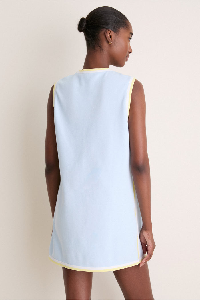 Light Blue Pique Cheryl Tennis Dress