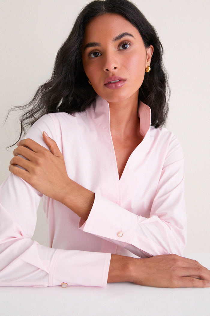 Light Pink Bessette Button Down
