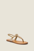 Light Wood Camellia Sandals