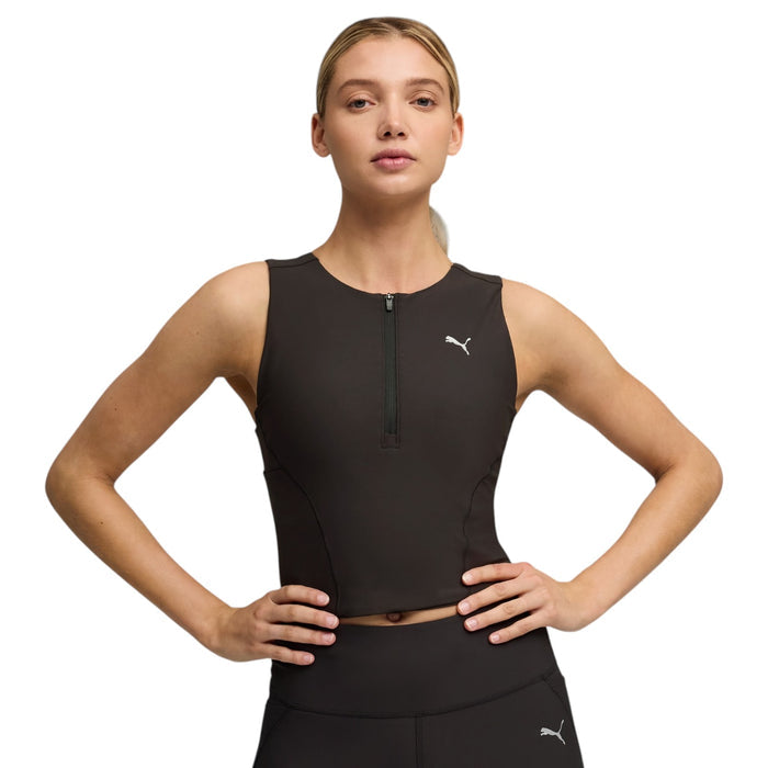 Puma Lightstride Running Lightweight Womens Cropped Tank Top