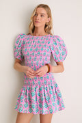 Lilac Buta Nova Mini Dress