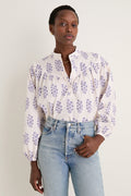 Lilac Print Logan Shirt