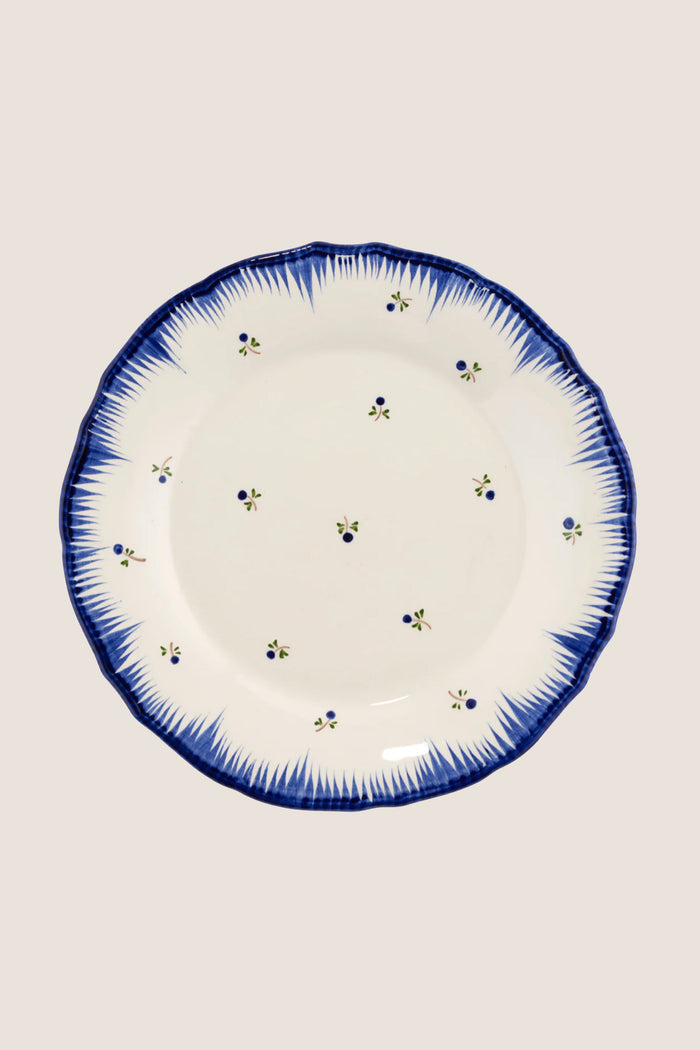 Lily Blue Dinner Plate