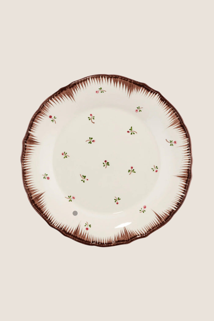 Lily Brown Dinner Plate