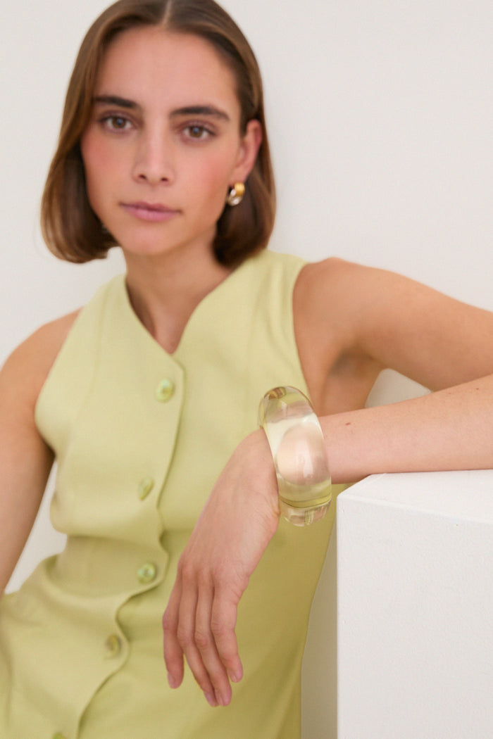 Lime Arc Cuff