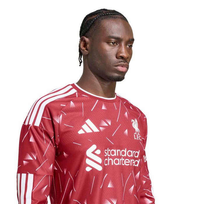adidas LFC 26 Auth Home LS Jersey Red