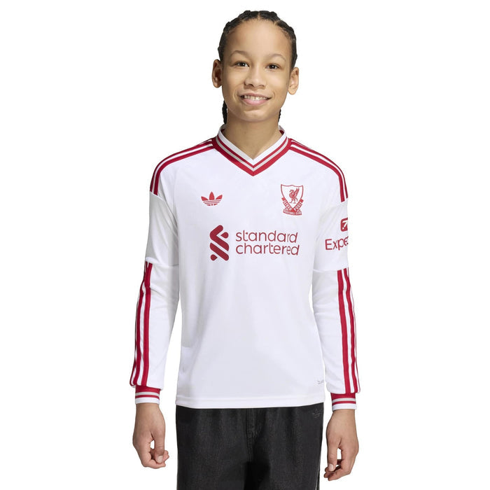 adidas OG LFC 26 Kids Away LS Jersey Wht