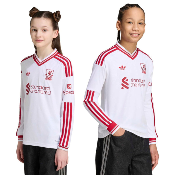 adidas OG LFC 26 Kids Away LS Jersey Wht