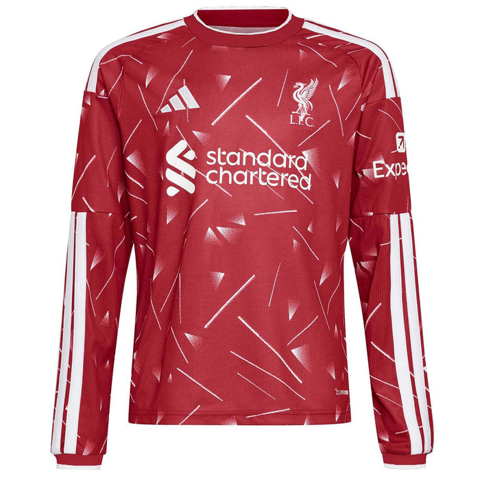 adidas Liverpool Football 2026/27 Kids Long Slve Home Jersey