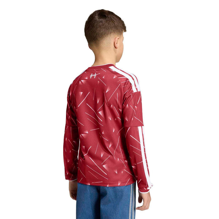 adidas LFC 26 Kids Home LS Jersey Red