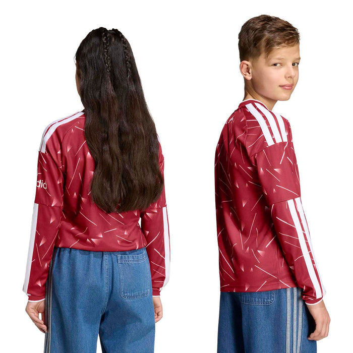 adidas LFC 26 Kids Home LS Jersey Red