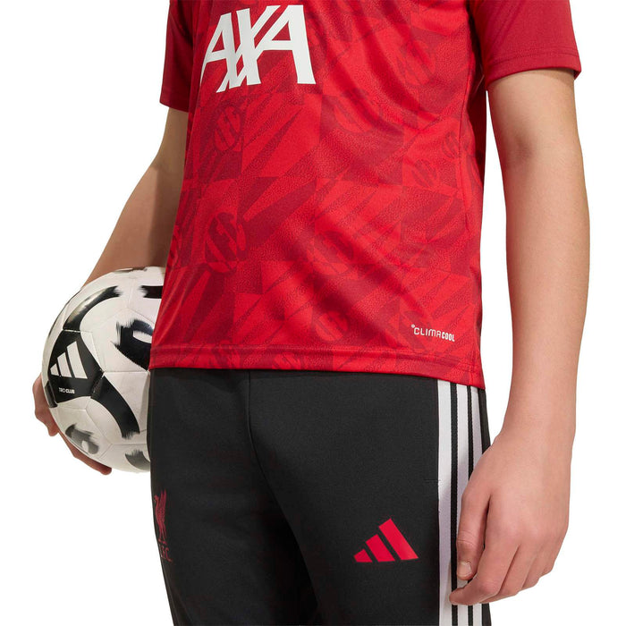 adidas LFC 26 Kids Home PM Jersey Red
