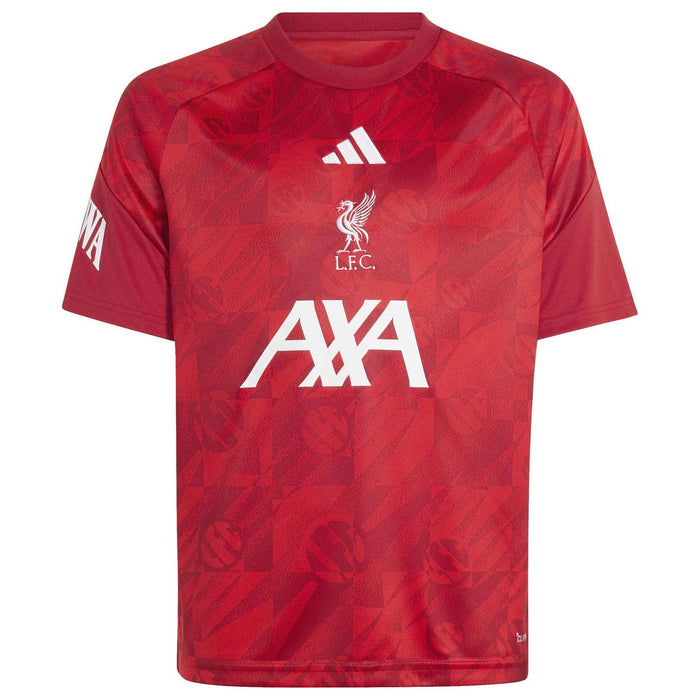 adidas LFC 26 Kids Home PM Jersey Red
