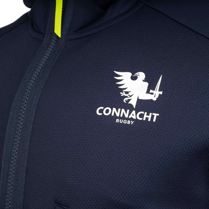 Macron Connacht Rugby 2026/27 Adults Full-Zip Travel Hoodie