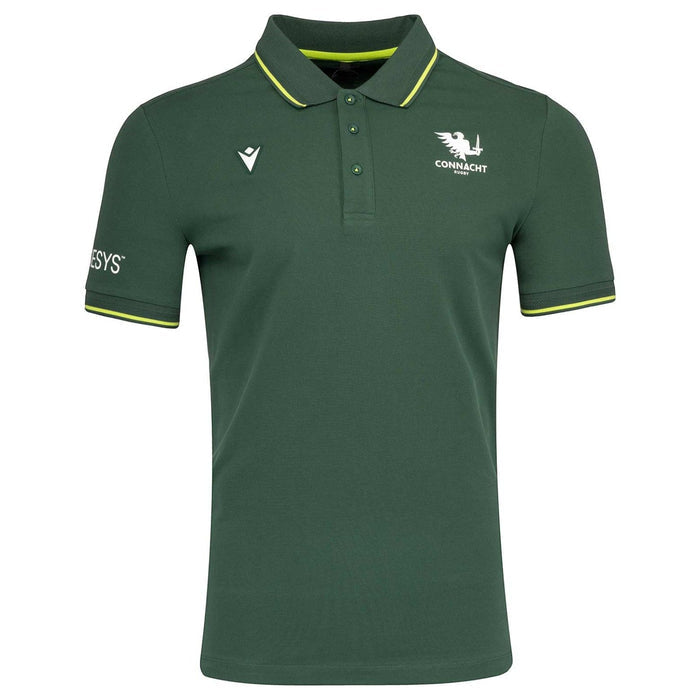 Macron Connacht Rugby 2026/27 Kids Short Sleeve Polo Shirt