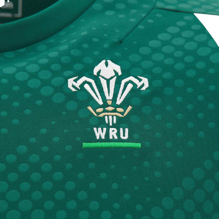 Macron WRU M26/27 Trng Plyr Singlet Grn