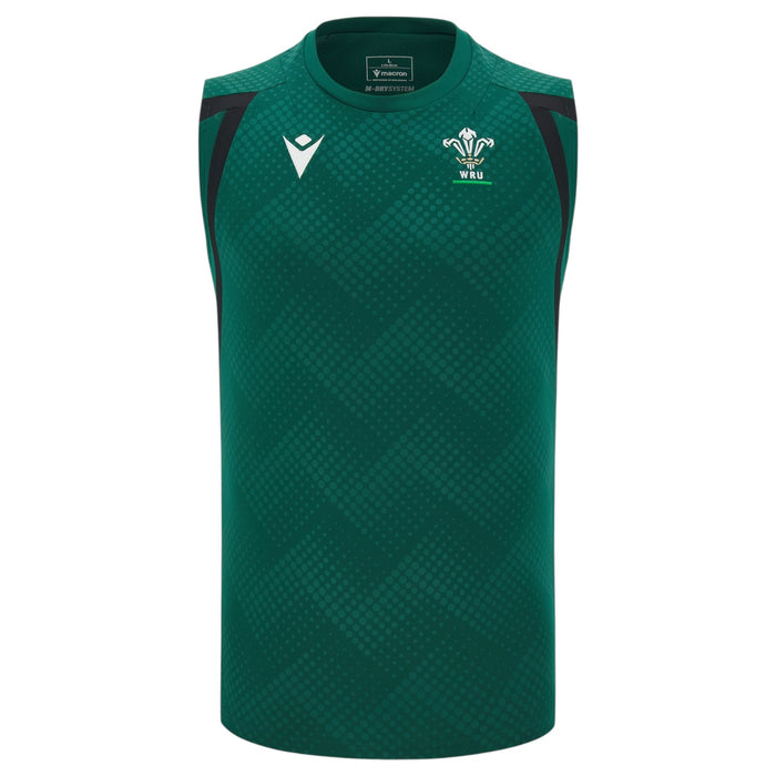 Macron WRU M26/27 Trng Plyr Singlet Grn