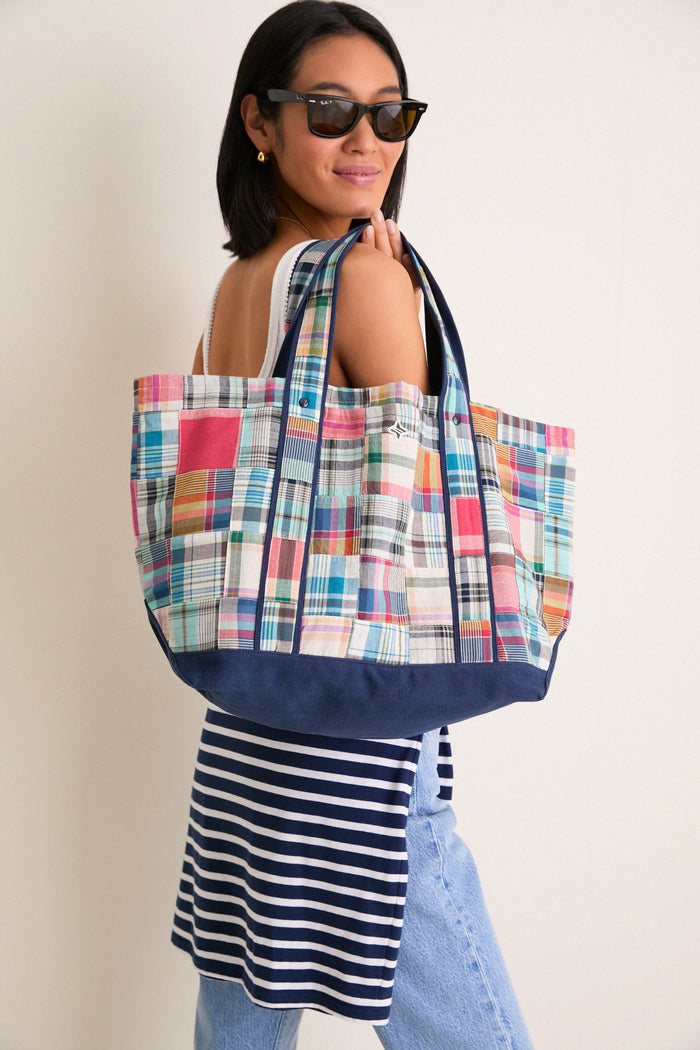 Madras Tote Bag