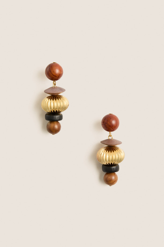 Mahogany Multi Lavon Earrings