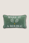 Make It A Double Needlepoint Pillow