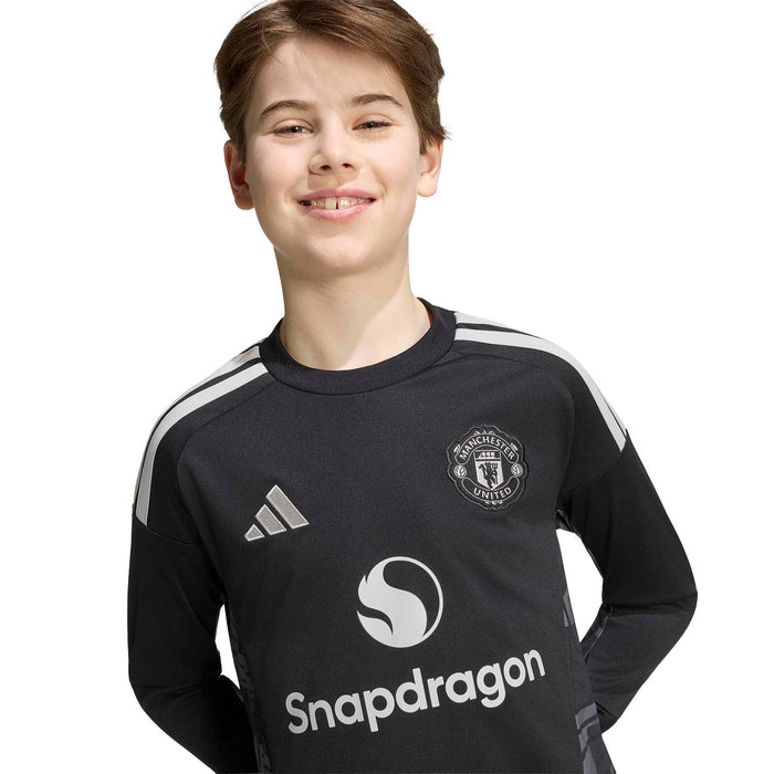 adidas Man United Football 2026/27 Kids Goalkeeper Jersey