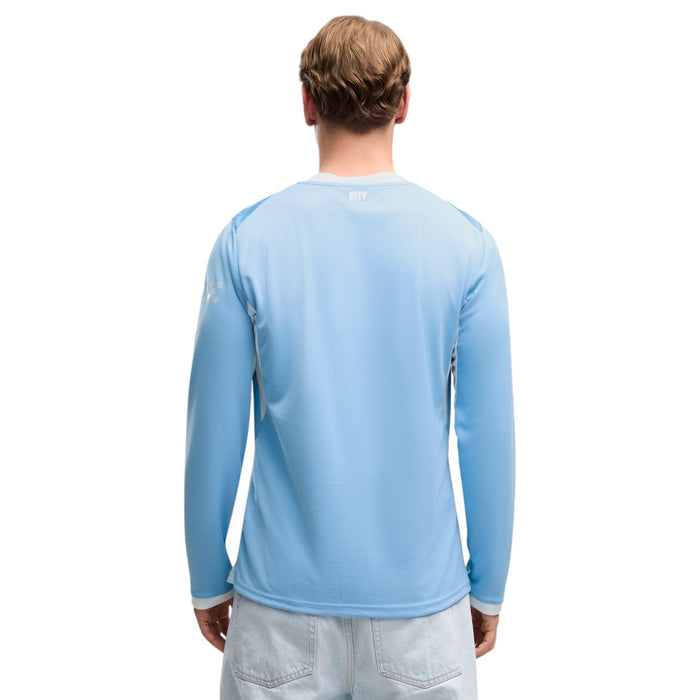 Puma MCFC 26 Home LS Jersey Blue