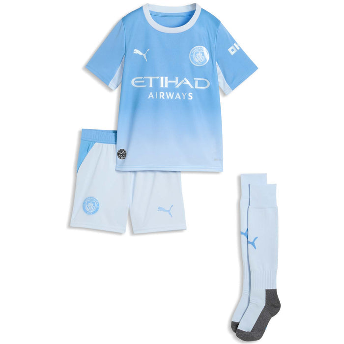 Puma MCFC 26 Kids Home Kit Blue