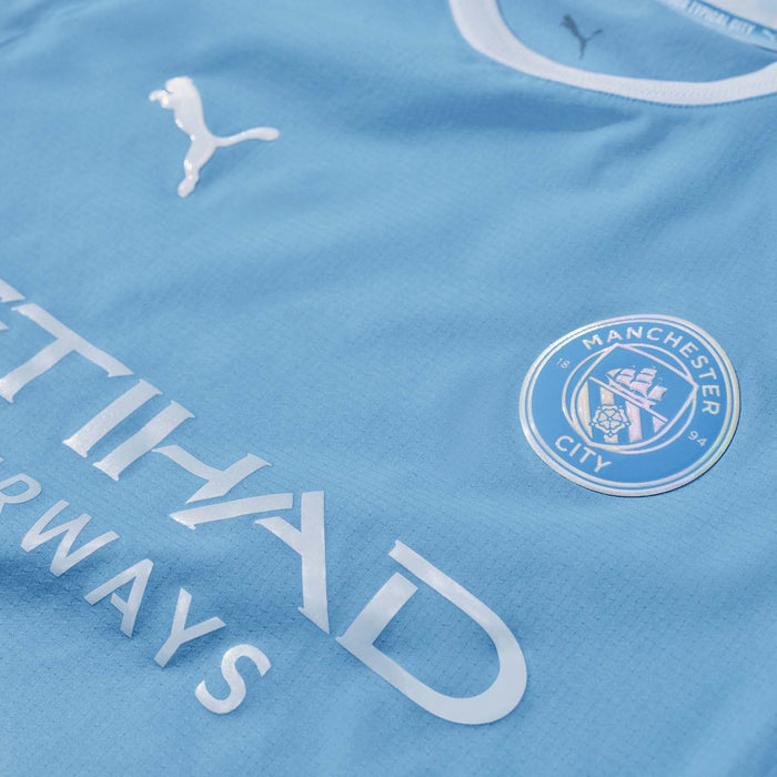 Puma MCFC 26 Kids Home Kit Blue