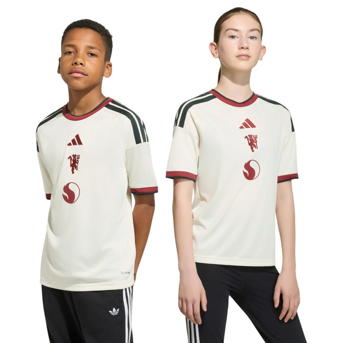 adidas MUFC 26 Kids Third Jersey White