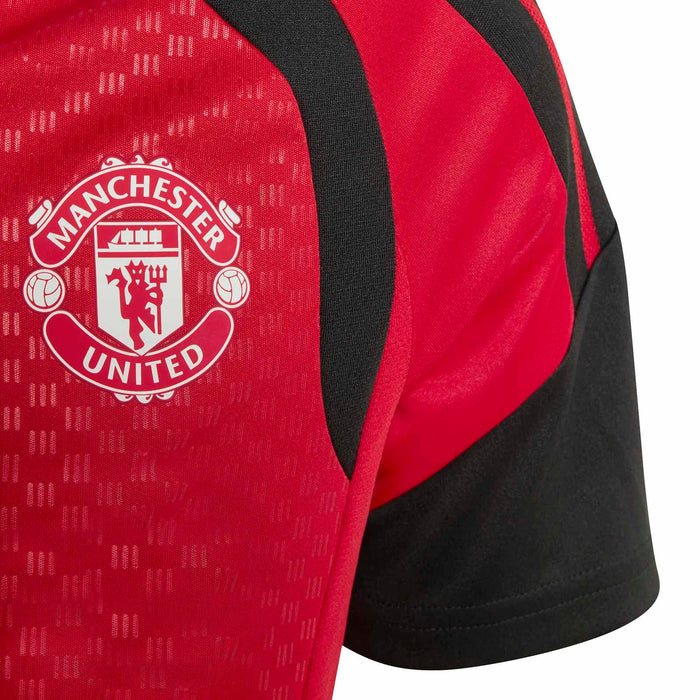 adidas MUFC 26 Kids Train Jersey Red