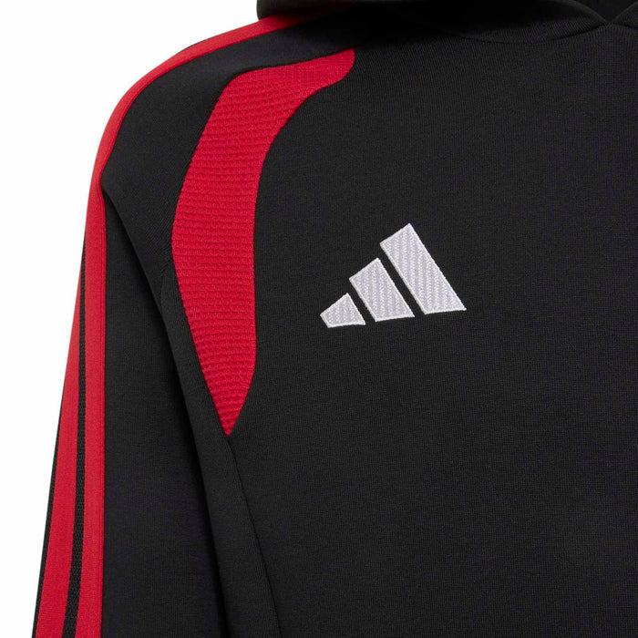 adidas MUFC 26 Kids Hoodie Black