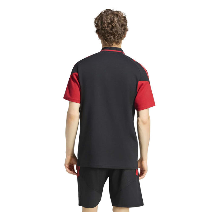 adidas Manchester United Tiro Mens Short-Sleeve Polo Shirt