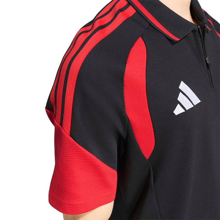 adidas MUFC 26 Polo Shirt Black